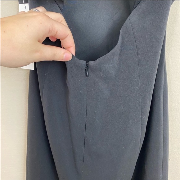 NWT Jay Godfrey Soori High Neck Midi Dress, Black - Picture 7 of 8